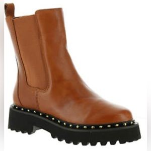 Vince Camuto Studded Brown Chelsea Boot